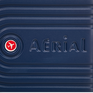 Aerial ABS Under Seat Suitcase Dark Blue with Easy Rapid Pocket