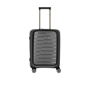 Travelite Air Base Anthracite Small Suitcase w/Front Pocket