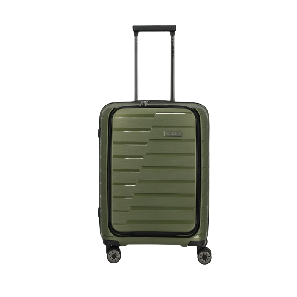 Travelite Air Base Small Olive Suitcase w/Front Pocket