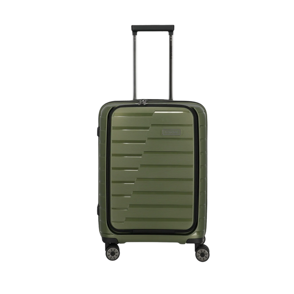 Travelite Air Base Small Olive Suitcase w/Front Pocket