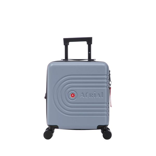 Aerial -ABS Under Seat Suitcase Light Blue with Easy Rapid Pocket
