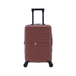 Aerial Cabin Size Burgundy Suitcase w/ Easy Pocket