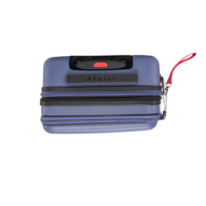 Aerial Multimedia Blue Cabin Suitcase w/Front Pocket