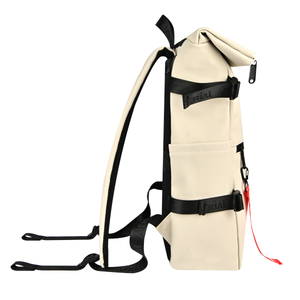 Aerial Urban Beige Roll-Top Backpack