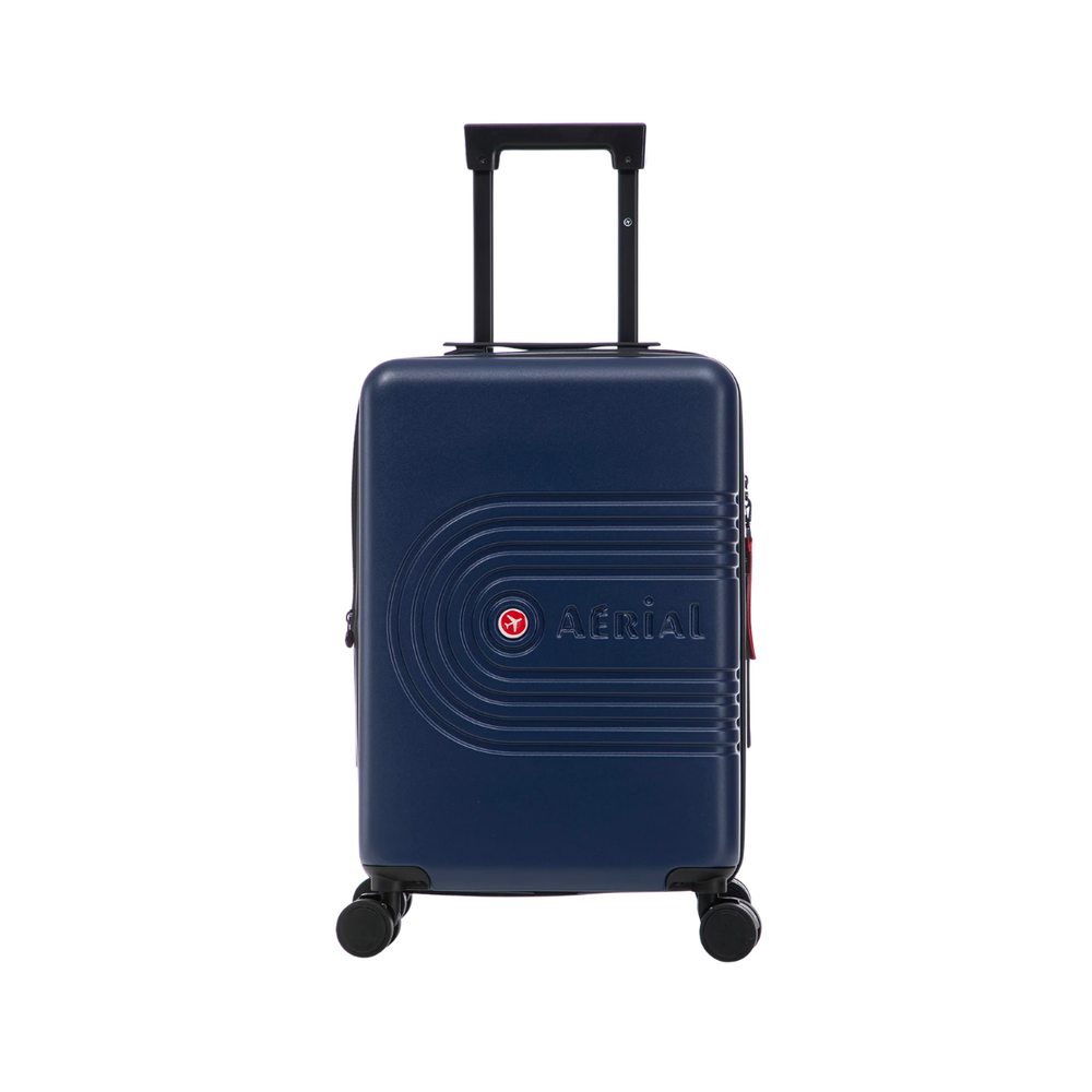Aerial Cabin Size Dark Blue Suitcase w/ Easy Pocket