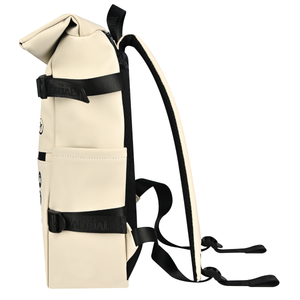 Aerial Urban Beige Roll-Top Backpack