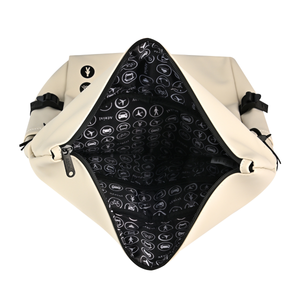 Aerial Urban Beige Roll-Top Backpack