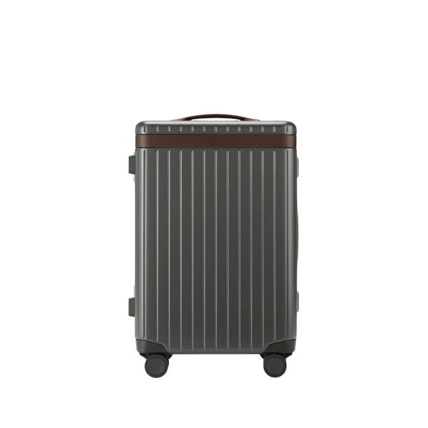Carl Friedrik The Carry On Grey/Chocolate Suitcase