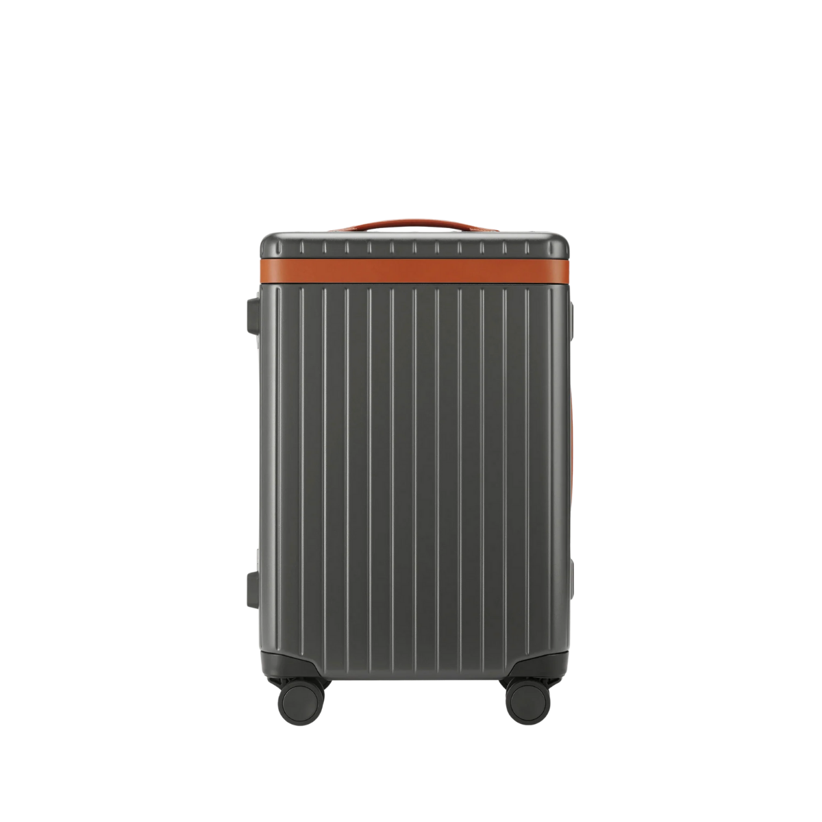 Carl Friedrik The Carry On Grey/Cognac Suitcase