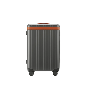 Carl Friedrik The Carry On Grey/Cognac Suitcase