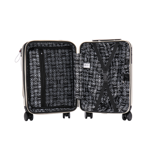 Aerial Multimedia Beige Cabin Suitcase w/Front Pocket