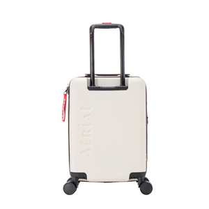 Aerial Multimedia Beige Cabin Suitcase w/Front Pocket