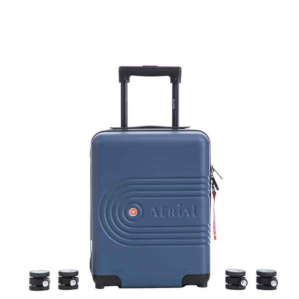 Aerial Flex Dark Blue Under-Seat Suitcase