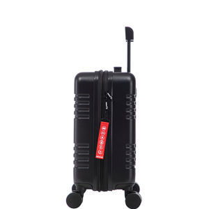 Aerial ABS Under Seat Suitcase Black with Easy Rapid Pocket