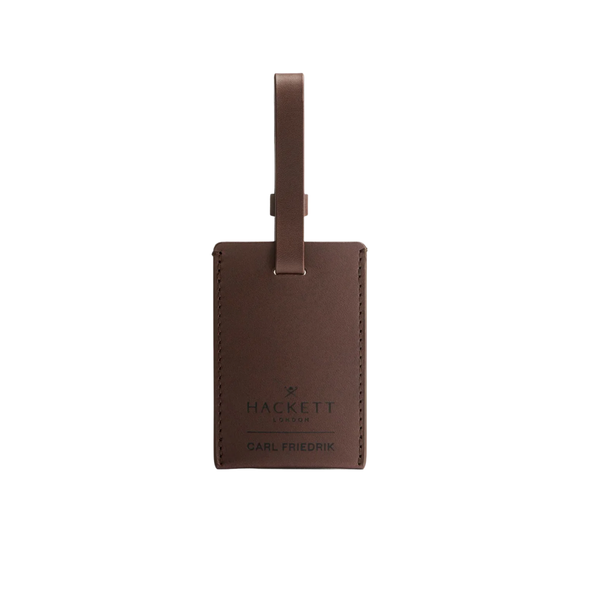 Carl Friedrik The Luggage Tag Chocolate/Hackett