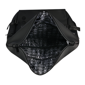 Aerial Urban Black Roll-Top Backpack